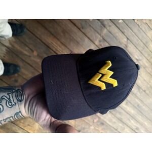 New Era 39 Thirty West Virginia Mountaineers Logo Baseball Cap Size Small/Medium